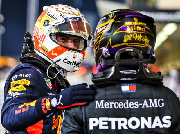 Titel-Bild zur News: Lewis Hamilton, Max Verstappen