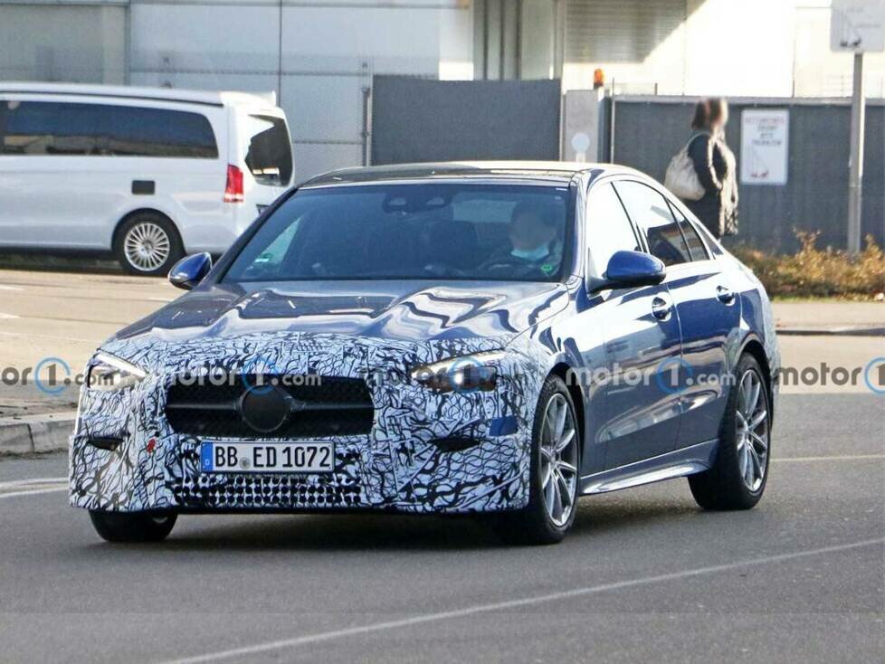 Mercedes C-Klasse Limousine (2021) neue Erlkönigbilder