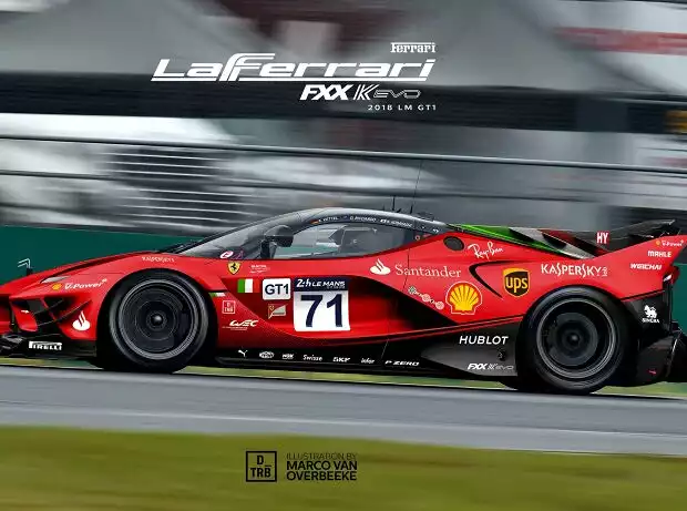 Ferrarai LaFerrari FXX K Konzept, Hypercar Titel-Bild zur News: Ferrarai LaFerrari FXX K Konzept, Hypercar