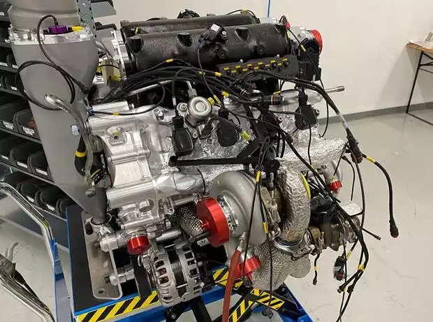 Glickenhaus 007 LMH, Pipo V8-Biturbo-Motor Titel-Bild zur News: Glickenhaus 007 LMH, Pipo V8-Biturbo-Motor
