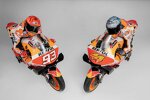 Marc Marquez und Pol Espargaro (Honda) 