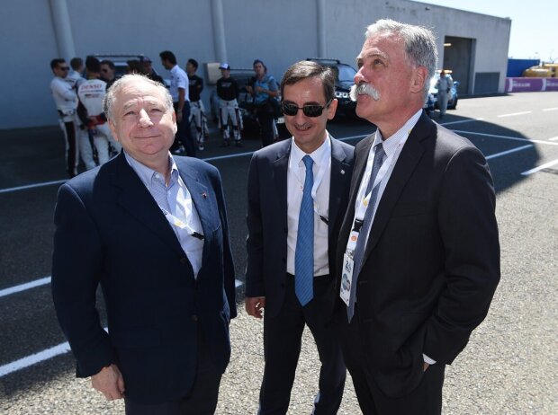 Jean Todt, Pierre Fillon, Chase Carey Jean Todt, Pierre Fillon, Chase Carey
