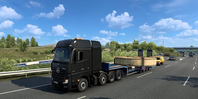 Euro Truck Simulator 2: Gameplay-Video und Details zu Schwerlasttransporten