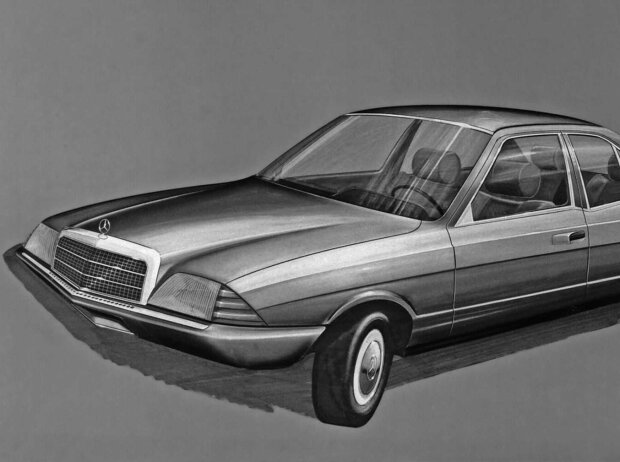Mercedes 190: Designentwurf aus den 1970er-Jahren
