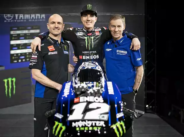 Maverick Vinales, Massimo Meregalli, Lin Jarvis Titel-Bild zur News: Maverick Vinales, Massimo Meregalli, Lin Jarvis
