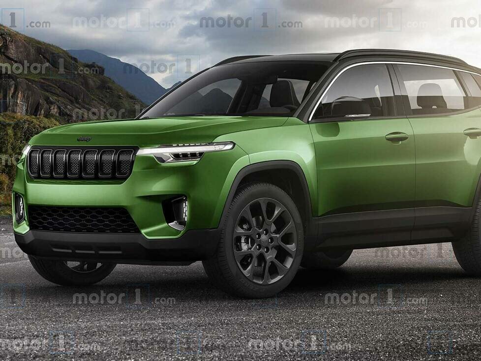 Jeeps Baby-SUV als Rendering