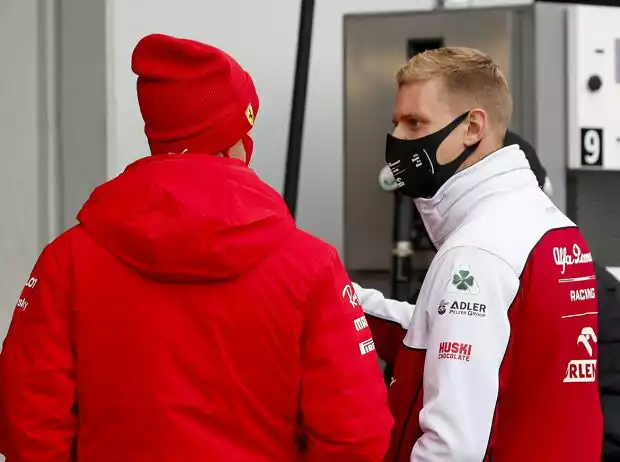 Mick Schumacher, Sebastian Vettel Titel-Bild zur News: Mick Schumacher, Sebastian Vettel