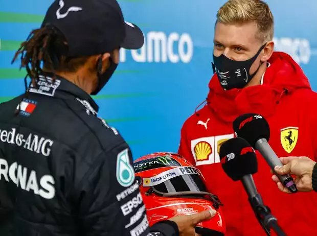 Mick Schumacher, Lewis Hamilton Titel-Bild zur News: Mick Schumacher, Lewis Hamilton
