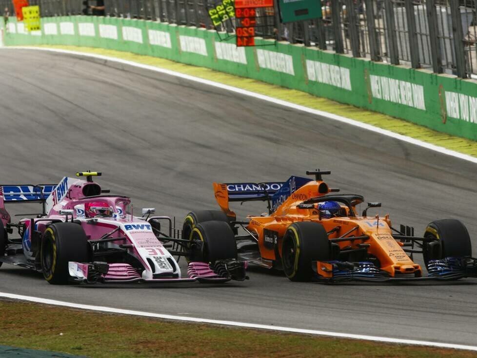 Esteban Ocon, Fernando Alonso