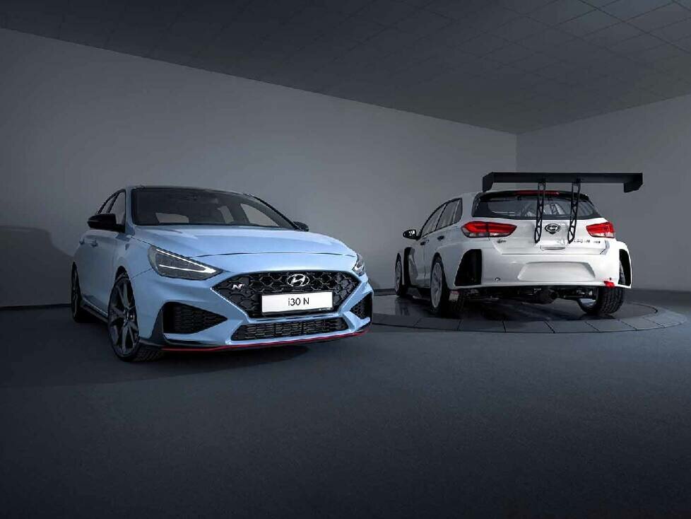 Hyundai i30 N (links) vs. Hyundai i30 N TCR (rechts)