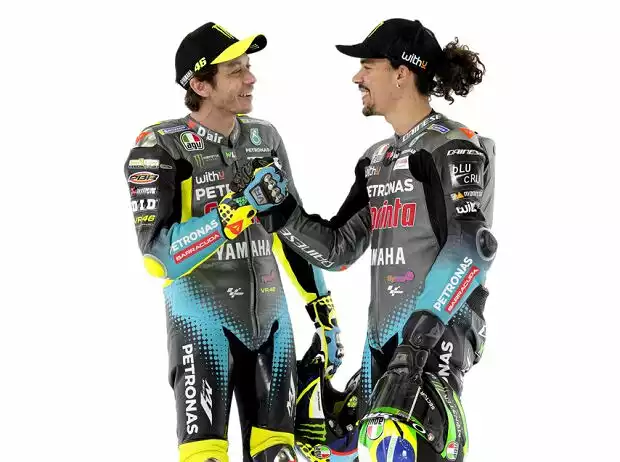 Franco Morbidelli, Valentino Rossi Titel-Bild zur News: Franco Morbidelli, Valentino Rossi