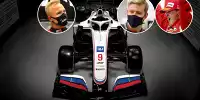 Nikita Masepin, Mick und Michael Schumacher, Haas 2021