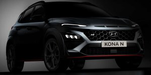 Hyundai Kona N (2021) zeigt sich auf neuen Teaserbildern