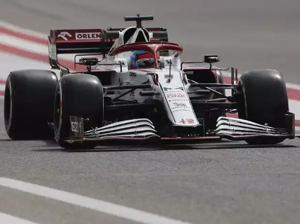 Titel-Bild zur News: Kimi Räikkönen Alfa Romeo Bahrain Test