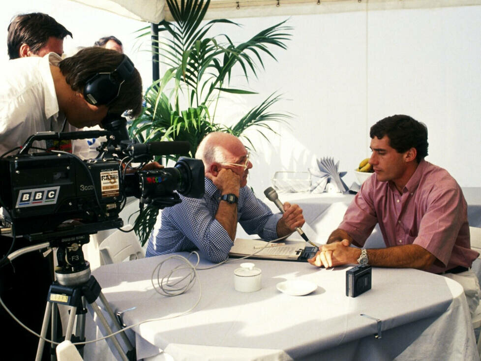 Ayrton Senna, Murray Walker