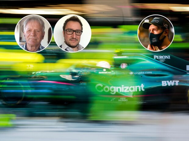 Titel-Bild zur News: Marc Surer, Christian Nimmervoll, Sebastian Vettel