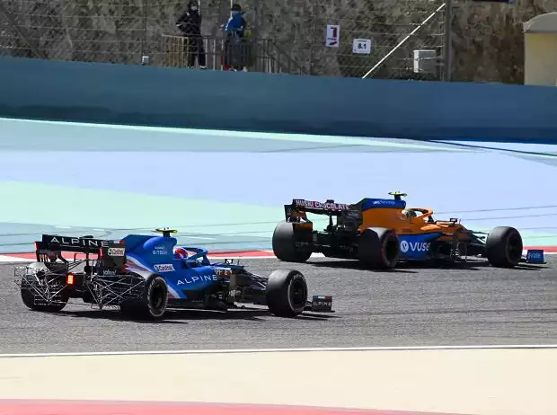 Titel-Bild zur News: Esteban Ocon, Lando Norris