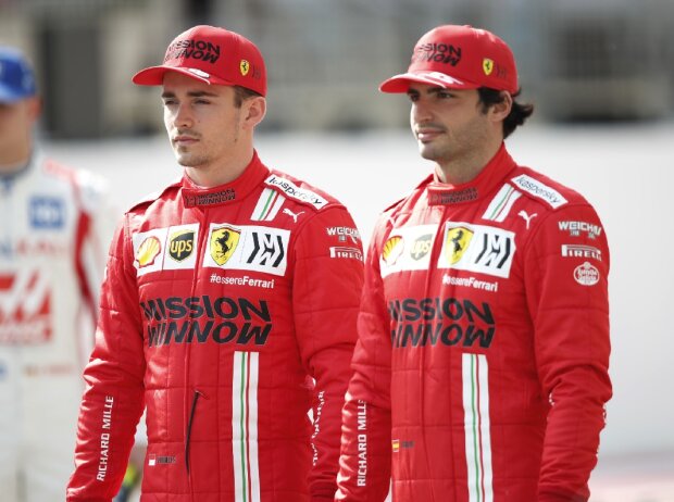 Carlos Sainz Charles Leclerc Ferrari Carlos Sainz Charles Leclerc Ferrari