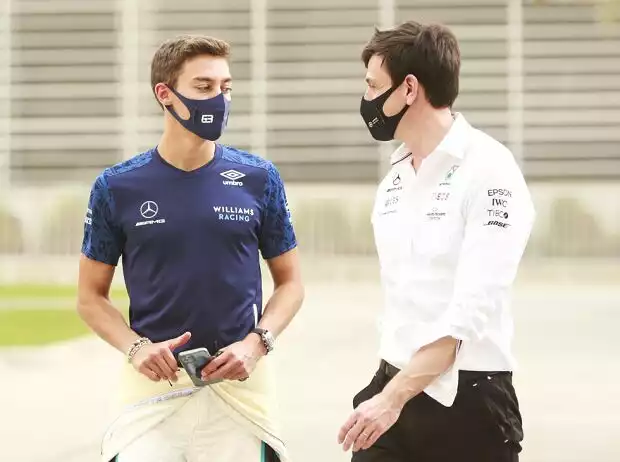 Titel-Bild zur News: George Russell, Toto Wolff
