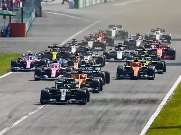 Lewis Hamilton, Carlos Sainz, Valtteri Bottas, Lando Norris Titel-Bild zur News: Lewis Hamilton, Carlos Sainz, Valtteri Bottas, Lando Norris