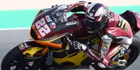 Bild zum Inhalt: Moto2-Vorsaisontest 2021 in Katar: Sam Lowes P1 - Schrötter mit Highsider