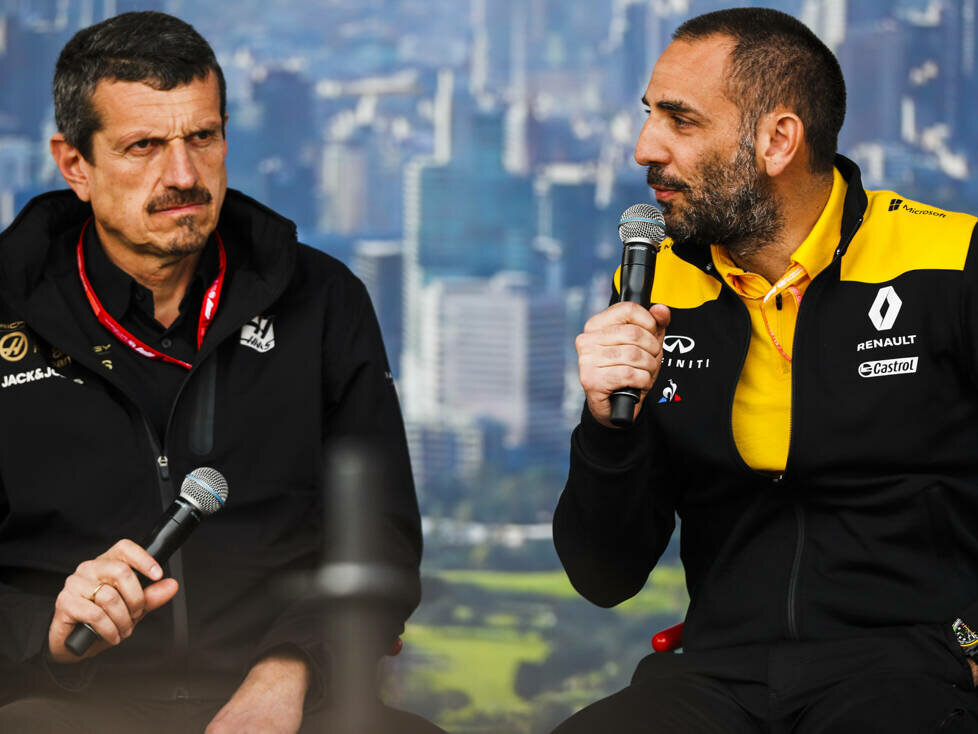 Günther Steiner und Cyril Abiteboul