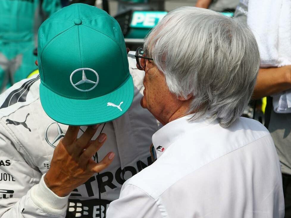 Lewis Hamilton, Bernie Ecclestone