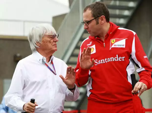 Titel-Bild zur News: Bernie Ecclestone, Stefano Domenicali