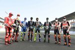 Jack Miller (Ducati), Lorenzo Savadori (Aprilia), Joan Mir (Suzuki), Luca Marini (Esponsorama), Franco Morbidelli (Petronas), Pol Espargaro (Honda) und Stefan Bradl 