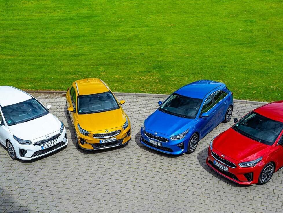 Kia Ceed Modellvarianten mit neuem Turbobenziner