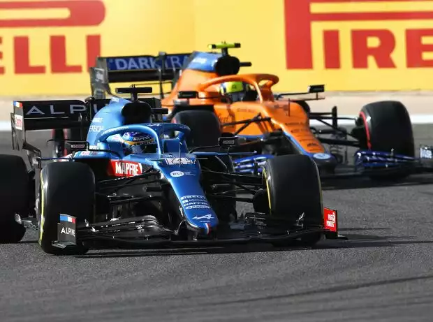 Fernando Alonso, Lando Norris Titel-Bild zur News: Fernando Alonso, Lando Norris