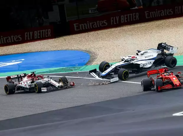 Titel-Bild zur News: Sebastian Vettel, Kimi Räikkönen, George Russell