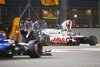 Bild zum Inhalt: Formel-1-Debüt dauert nur drei Kurven: Nikita Masepin "sehr wütend"