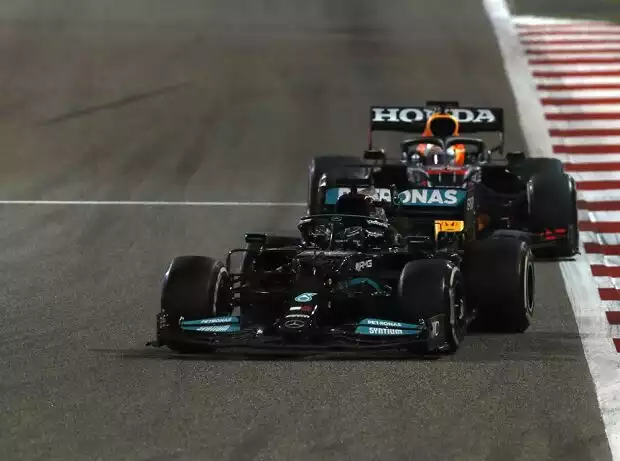 Titel-Bild zur News: Lewis Hamilton, Max Verstappen