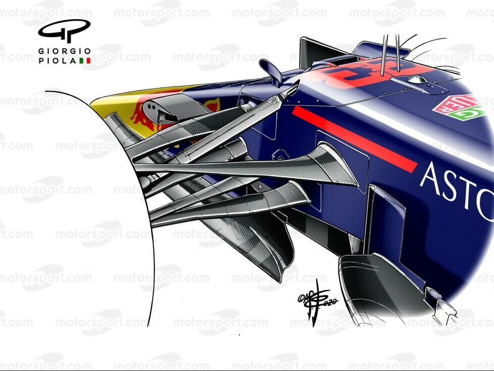 Red Bull RB16B, Vorderradaufhängung