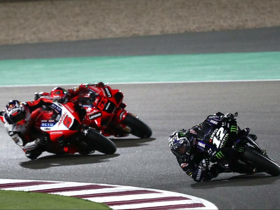 Maverick Vinales, Johann Zarco, Francesco Bagnaia