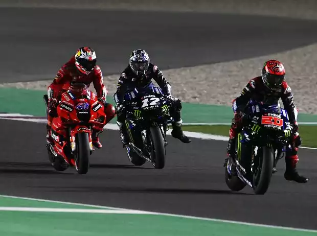 Fabio Quartararo, Maverick Vinales, Jack Miller Titel-Bild zur News: Fabio Quartararo, Maverick Vinales, Jack Miller