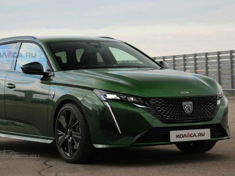 2022 Peugeot 308 wagon unofficial rendering