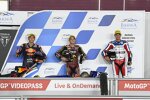 Raul Fernandez, Sam Lowes und Bo Bendsneyder 