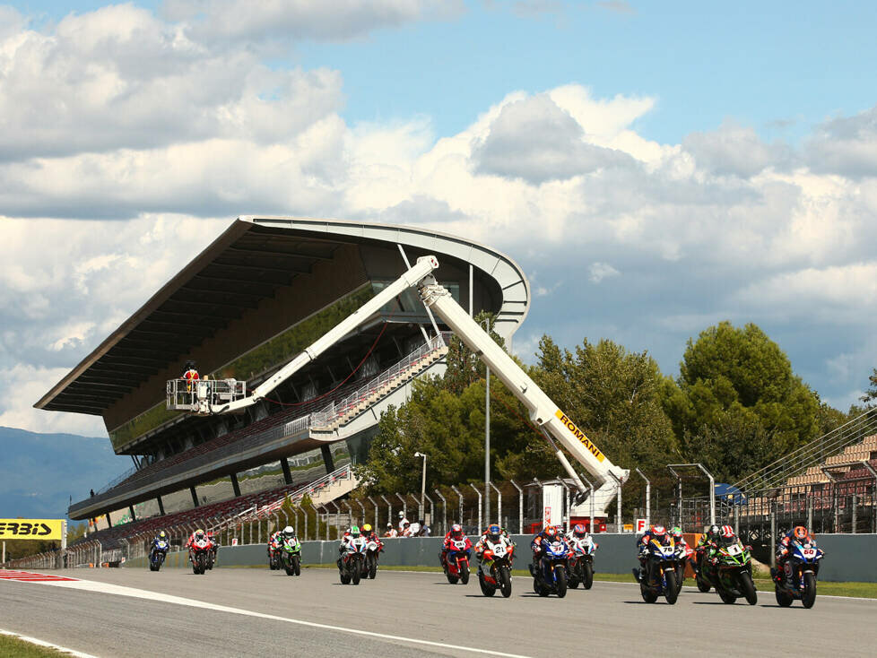Barcelona WSBK Start