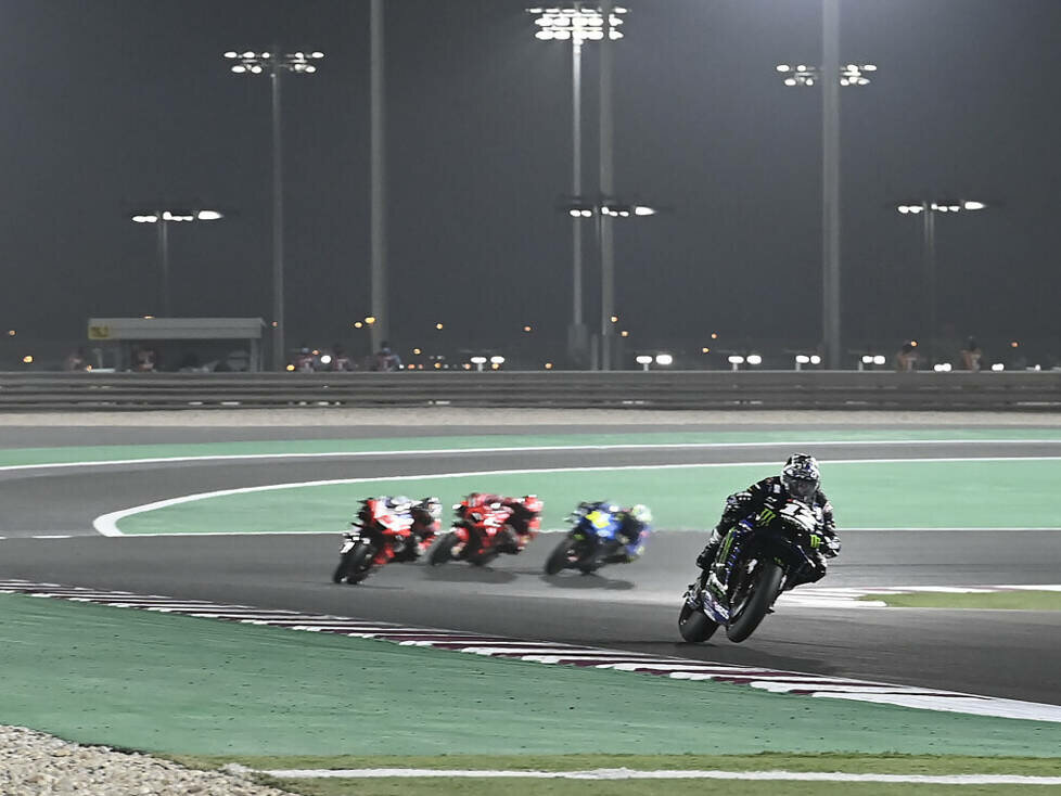 Renn-Action beim GP Katar 2021 in Losail
