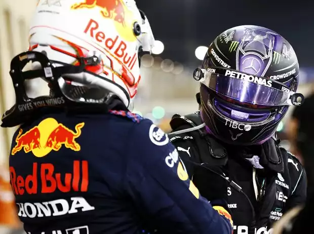 Max Verstappen, Lewis Hamilton Titel-Bild zur News: Max Verstappen, Lewis Hamilton
