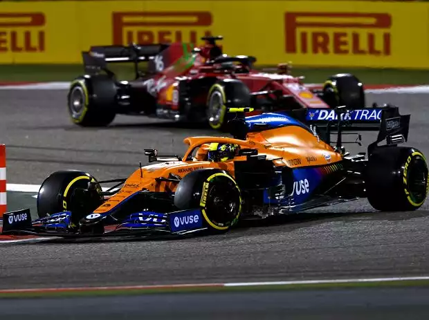 Titel-Bild zur News: Lando Norris, Charles Leclerc
