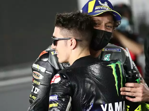 Maverick Vinales, Valentino Rossi Titel-Bild zur News: Maverick Vinales, Valentino Rossi