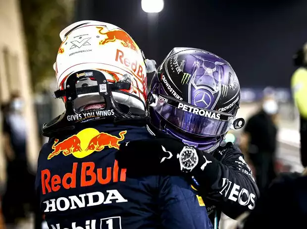 Max Verstappen, Lewis Hamilton Titel-Bild zur News: Max Verstappen, Lewis Hamilton