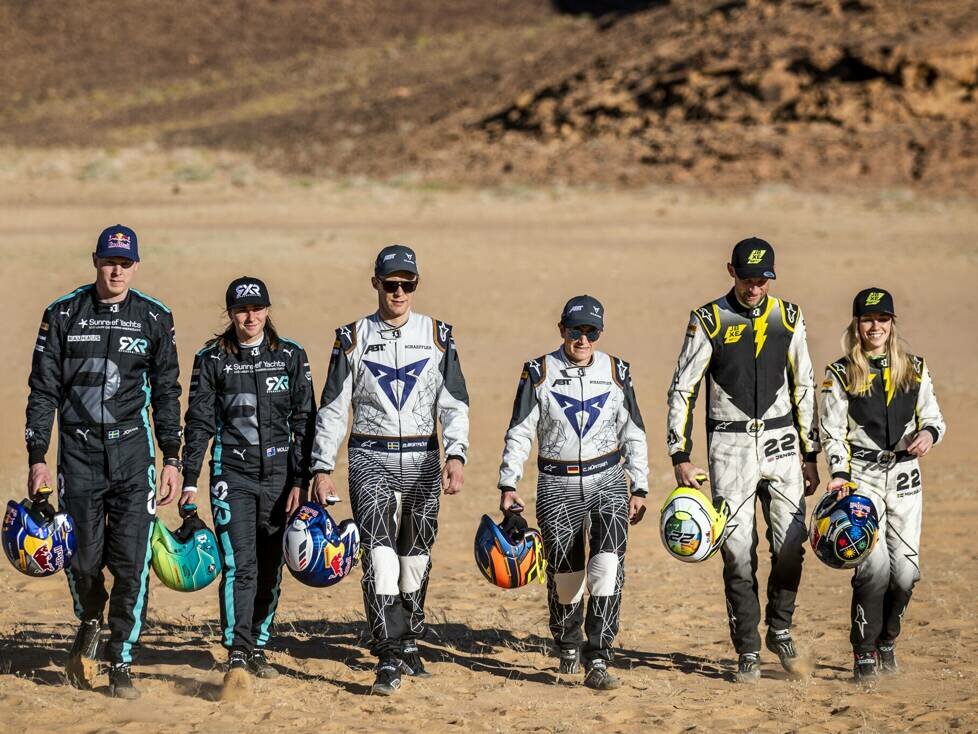 Jamie Chadwick, Johan Kristoffersson, Molly Taylor, Jenson Button, Mikaela Ahlin-Kottulinsky