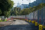 Umbauarbeiten im Albert Park in Melbourne