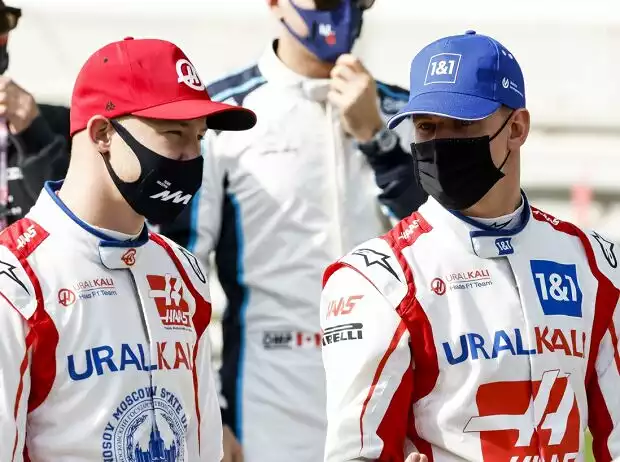 Nikita Masepin, Mick Schumacher Titel-Bild zur News: Nikita Masepin, Mick Schumacher