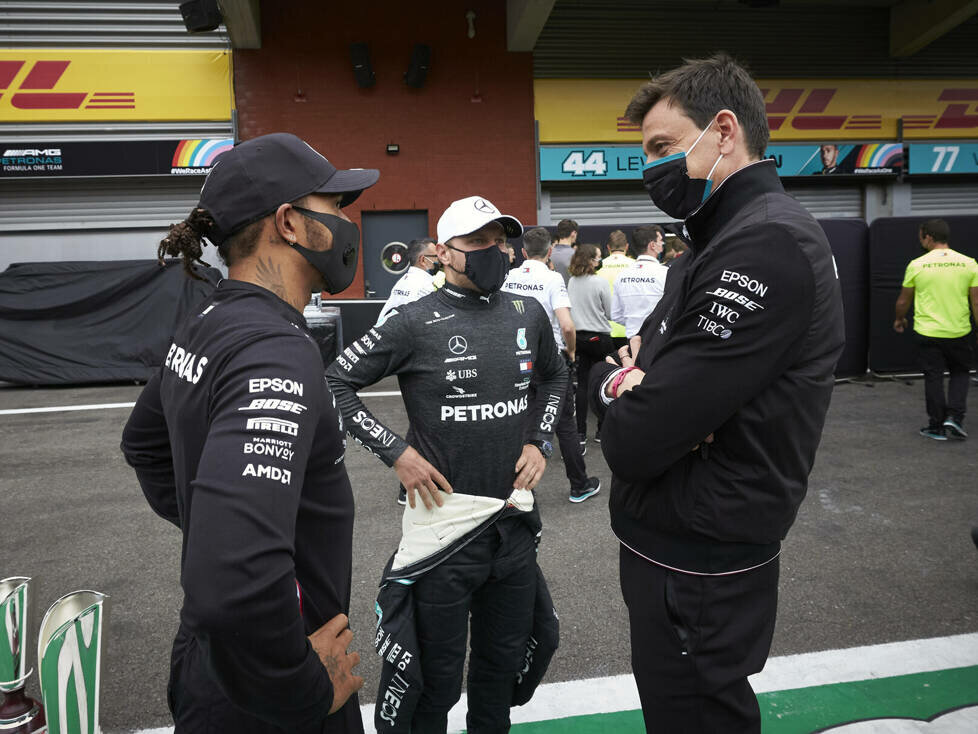 Lewis Hamilton, Valtteri Bottas, Toto Wolff