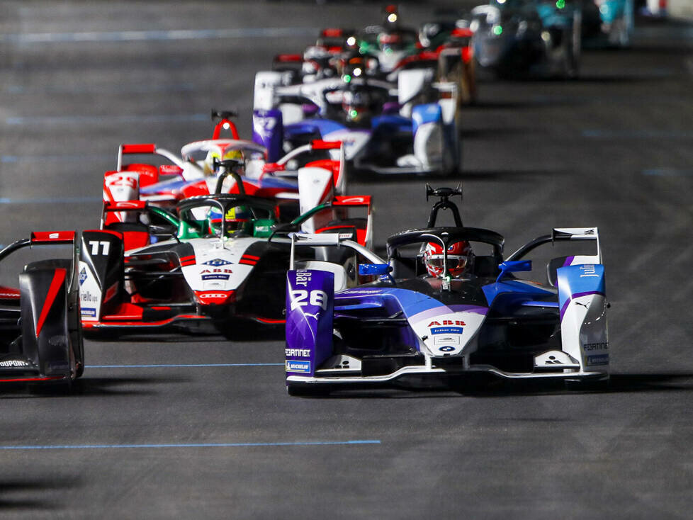 Formel-E-Action in Riad 2021